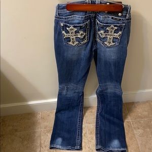 Dark wash Miss Me Boot cut jeans